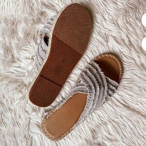 New size (36) or woman’s 5.5 sandals, never worn only tried on